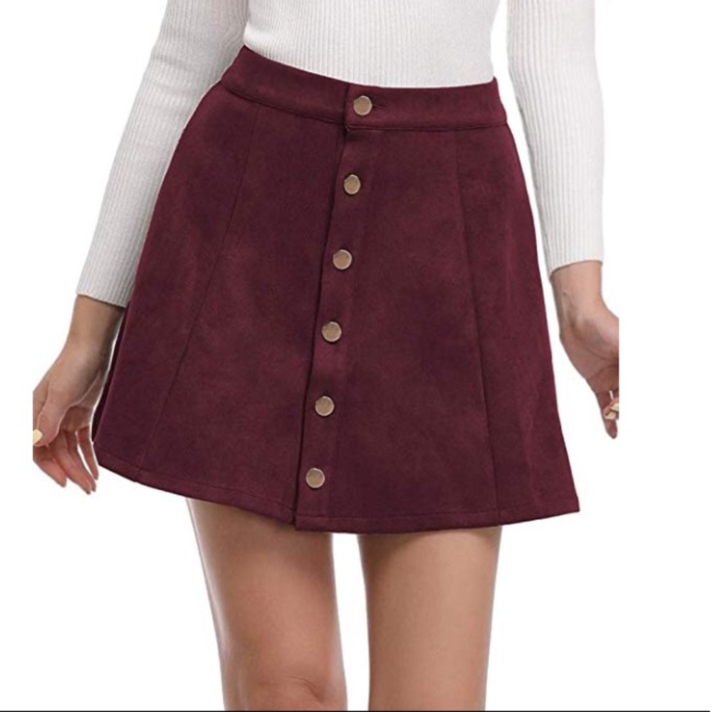 Button Up Circle Skirt New With Tags - image 3